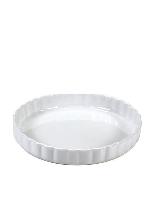 Guardini Platou de Servire Ceramică Albă cu Diametru 29buc 1buc
