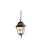 VK Lighting Glass Lantern Black