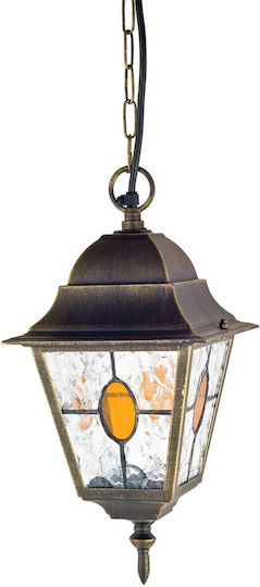 VK Lighting Glass Lantern Black