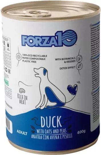 Forza10 Hrană Umedă pentru Câini în Conservă cu Rață 400gr