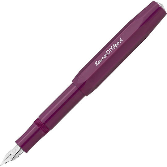 Kaweco Sport Writing Pen Medium Purple with Blue Ink