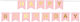 Banner Happy Birthday Ροζ