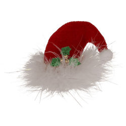 Santa Hat Hair Clip