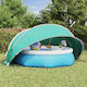 vidaXL Pool Awning 460x229cm Green