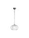 Keskor Pendant Light Silver with Socket E27 25x25x15cm