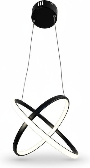 Epiplo-Fos Pendant Light Black 35x35x80cm