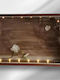 Wall-Mounted Rectangle Wedding Crown Case Wooden Brown 40x50cm
