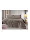 Saint Clair Duvet Cover Queen 220x240cm Vison 660 GSMGsm