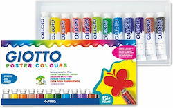 Giotto Temperafarben Mehrfarbig 12ml