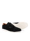 Wildleder Herren Freizeitschuhe Schwarz