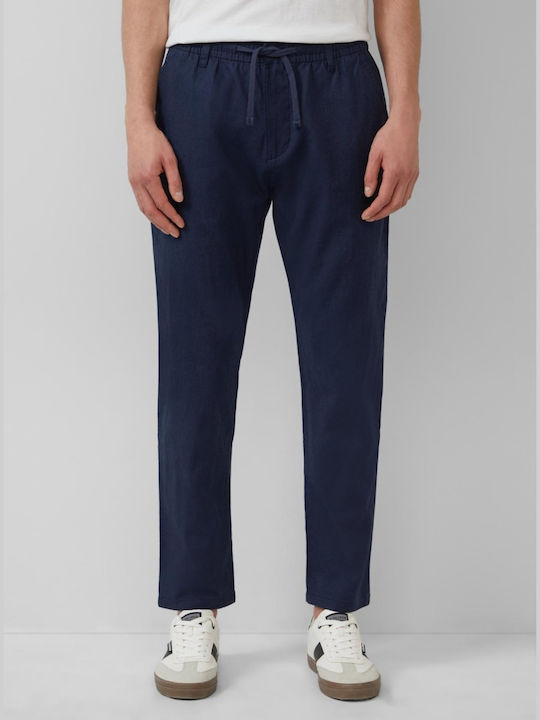 Detroit Pantaloni Bărbați Chino Regular Fit Albastru Marin Închis