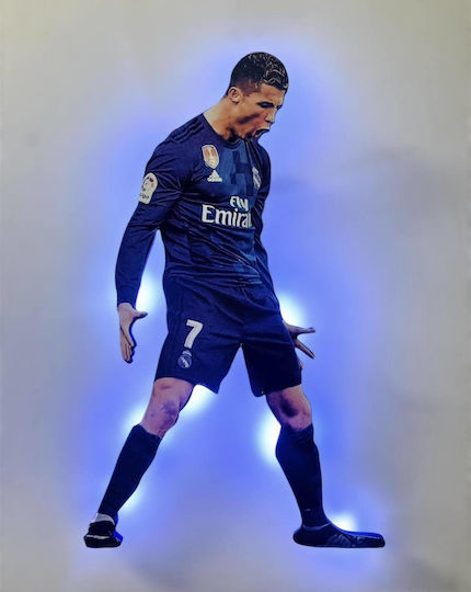 Φωτιστικό Τοίχου Ronaldo Χοντρό Ξύλο 40εκ