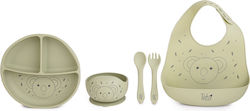 Amek Toys Feeding Set Made of Silicone 3 Pieces