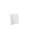Bibliotecă pardoseală Lemn Alb 62.5x30x79cm
