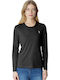 Bess Women's Blouse Long Sleeve Nero