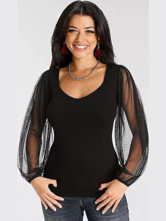 Melrose Blouse Black