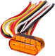 Fastline Rücklicht Blinker Stop Fahrt Dreifache Energie LED Harley Davidson Rücklicht Blinker Bernsteinlinse