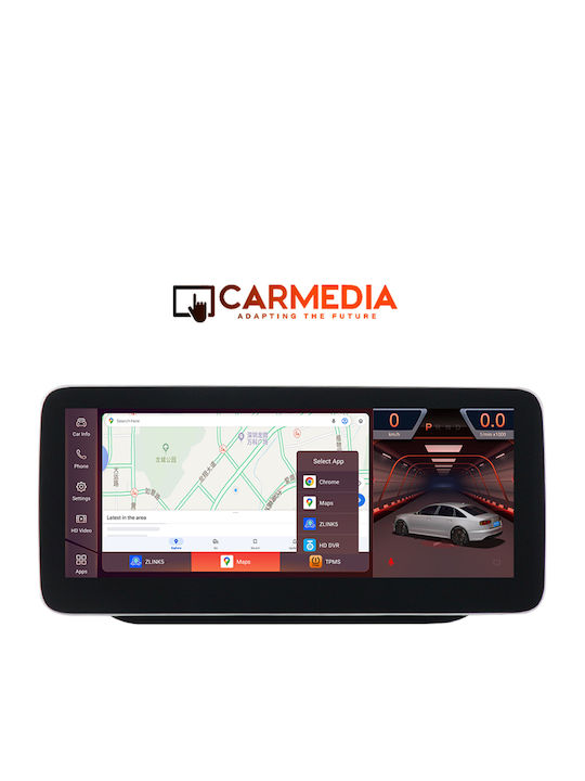 Carmedia Car Audio System for Mercedes-Benz CLC Class / GLC 2014 (Bluetooth/USB/AUX/WiFi/GPS/Apple-Carplay/Android-Auto) with Touch Screen 10.25"