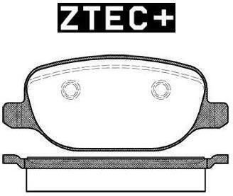 Ztec+ Bremsscheiben Alfa Romeo Hintere H. Kalotte Bp237600