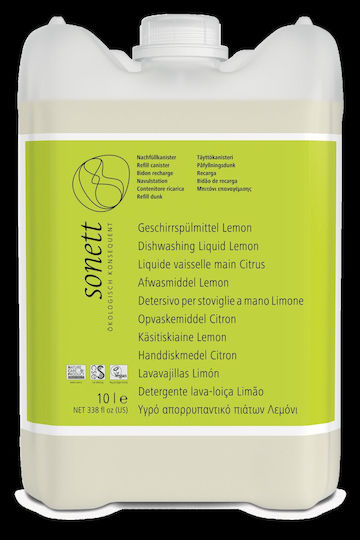 Eco-friendly Lemon Dishwashing Liquid Detergent 10l Sonett