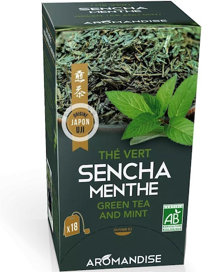 Aromandise Зелен Чай Органичен продукт 18 Чанти 2гр 1бр