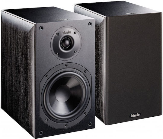 Indiana Line Nota 260 XN Двойка Hi-Fi Говорители Bookself 100W 2 Брой шофьори Черен / Бук
