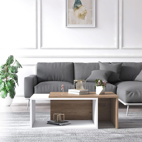 Κεντρικό Τραπεζάκι Oak/white
