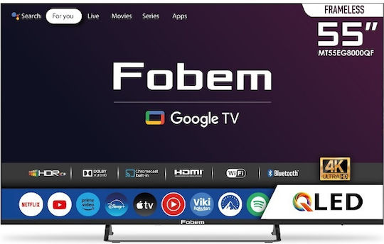Smart Televizoare 55" 4K UHD QLED MT55EG8000QF HDR 2022
