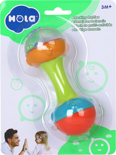 Hola Toys Κουδουνίστρα για 3+ Μηνών