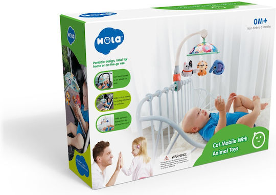 Hola Toys Мобиле Детско легло за 0++ Месеца