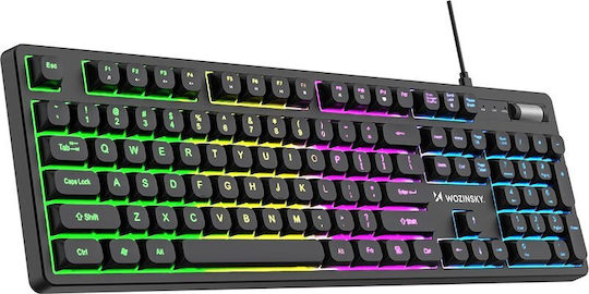 Wozinsky Wozinsky Gaming-Tastatur Mit RGB-Beleuchtung Englisch US