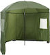 Vidaxl Fishing Umbrella Military Yellow 300 x 240 Cm
