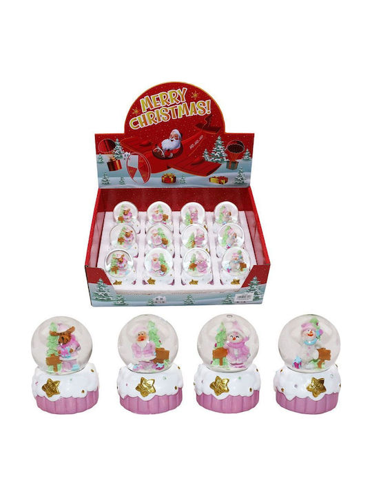 Crăciun Ornamental Borcan cu Ingeras 1buc (desene și modele diverse)