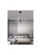 Lightplanet Lustră Negru LED cu Alb Natural Lumină
