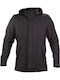 Nordcode Metropolis Evo Oversize Χειμερινό Ανδρικό Μπουφάν Μηχανής Softshell Αδιάβροχο Μαύρο