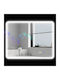 Bluetooth Ορθογώνιος Καθρέπτης Μπάνιου Led Αφής με Bluetooth 70x90cm Ασημί