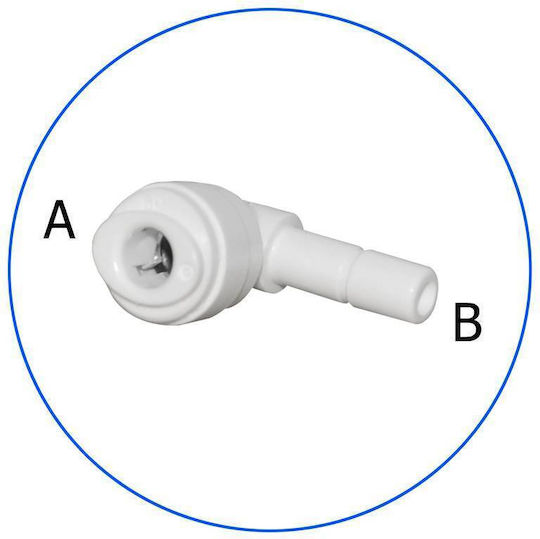 Safety Connector Angular Pw-13d In-line 3/8'' Hose 1/4''