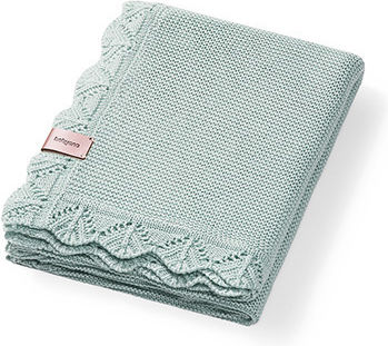 Babyono Pătură Pepinieră Swaddling pături Bambus Verde 75x100cm