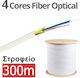 Anga Cablu de fibră optică 300m Alb 1buc