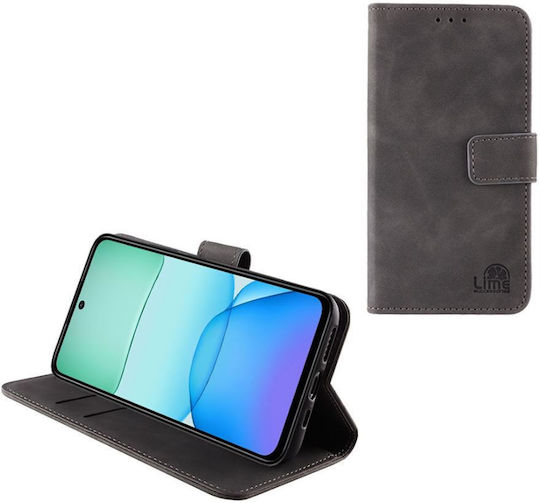 Lime Essential Magnet Book Γκρι (Redmi 13 / Poco M6 4G)