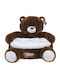 Armchair Brown 49x37x44cm