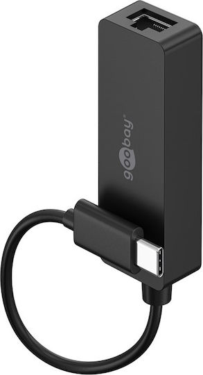 Goobay 76579 Αντάπτορας Δικτύου USB-C με Ενσύρματη Σύνδεση Gigabit Ethernet