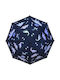 Gift-Me Kids Curved Handle Auto-Open Umbrella with Diameter 67cm Blue