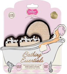 Bath Set Face Body Cleansing Gloves By Upper Canada