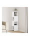 Kabinett Büro White 25.5x25x102cm