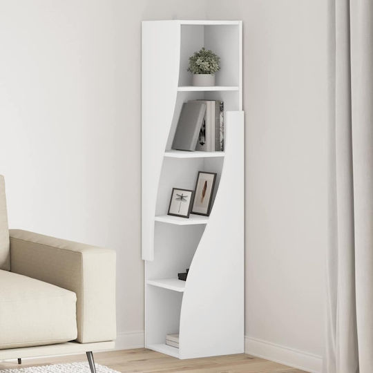 Büroaufbewahrungsschublade und -schrank Holzweiß 32x32x140cm