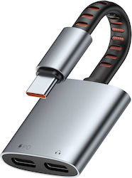 Mcdodo Аудио USB-C Мъжки в USB-C 2x Женски