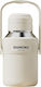 Portable Bottle-Thermos Bottle Thermos Stainless Steel / Plastic 1.2lt White
