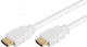 Cablu Hdmi 2m V1.4 Alb Ethernet 3d Goobay