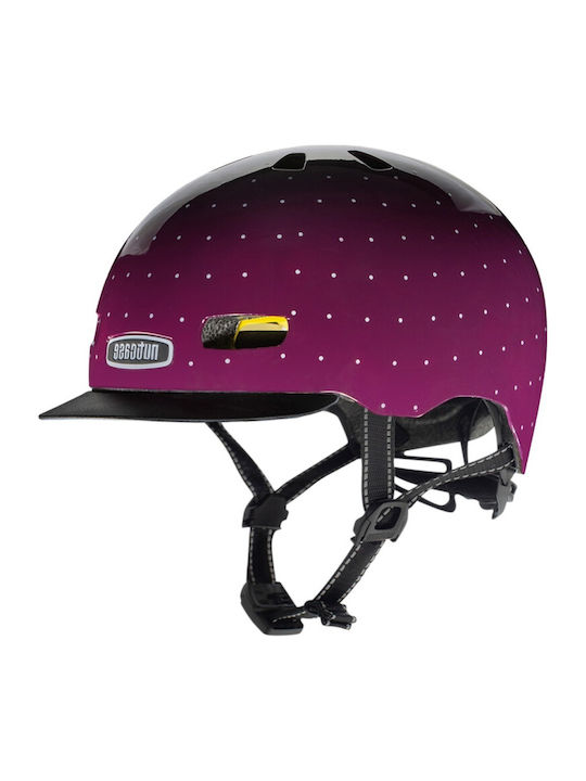 Nutcase Bicycle Helmet Purple
